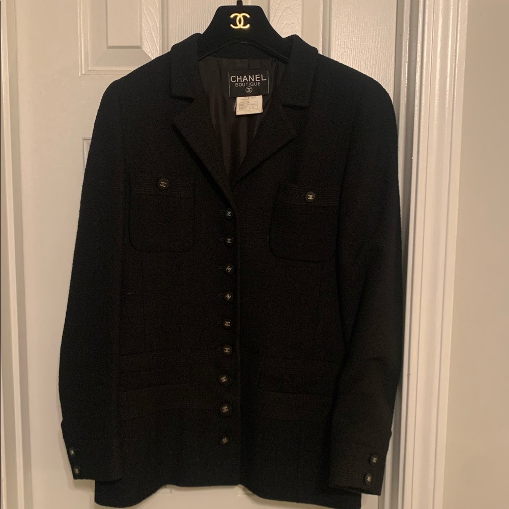 💥SOLD💥Vintage CHANEL wool blazer jacket